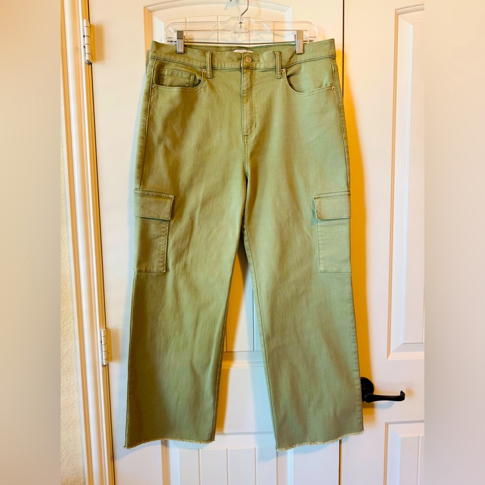 Sneak Peek Green Faded Denim Jeans